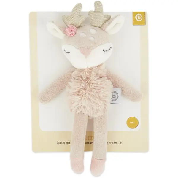 Bieco Bieco Toy with Rattle Fawn Ella plišasta igrača z ropotuljico 0 m+ 1 kos
