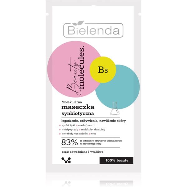 Bielenda Bielenda Beauty Molecules pomirjajoča maska 8 g