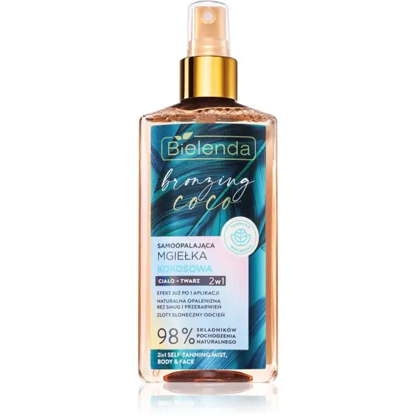 Bielenda Bielenda Bronzing Coco samoporjavitvena meglica za obraz in telo 150 ml