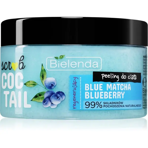 Bielenda Bielenda Coctail Scrub Blue Matcha + Blueberry piling za telo z regeneracijskim učinkom 350 g