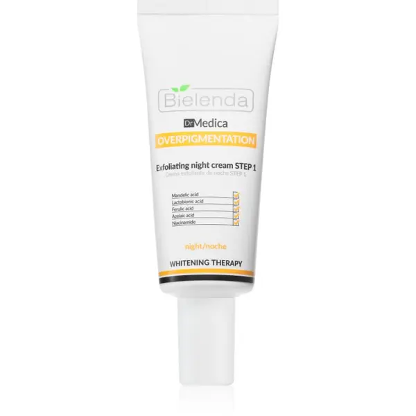 Bielenda Bielenda Dr Medica Overpigmentation nočna krema za obraz z učinkom eksfoliacije 30 ml