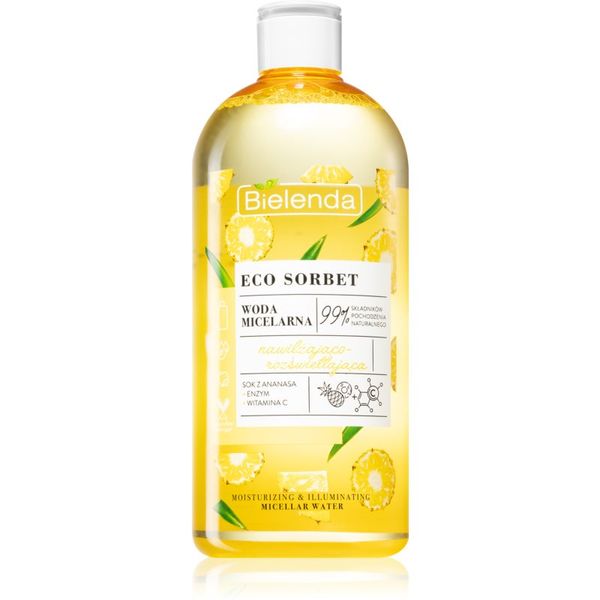 Bielenda Bielenda Eco Sorbet Pineapple vlažilna micelarna voda 500 ml