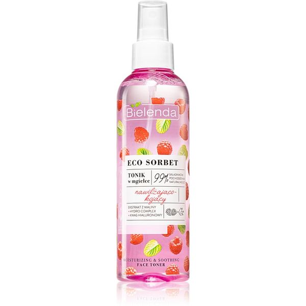 Bielenda Bielenda Eco Sorbet Raspberry vlažilni tonik v pršilu 200 ml