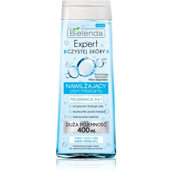 Bielenda Bielenda Expert Pure Skin Moisturizing micelarna čistilna voda 3v1 400 ml
