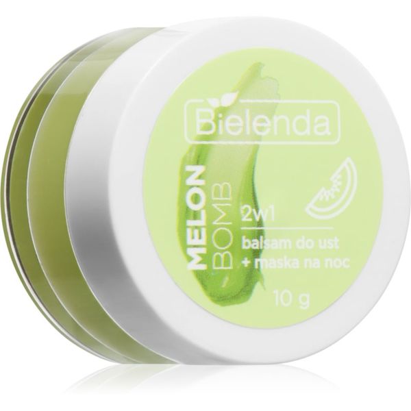 Bielenda Bielenda Lip Care Lip Balm + Night Mask balzam za ustnice z vonjem Melon Bomb 10 g