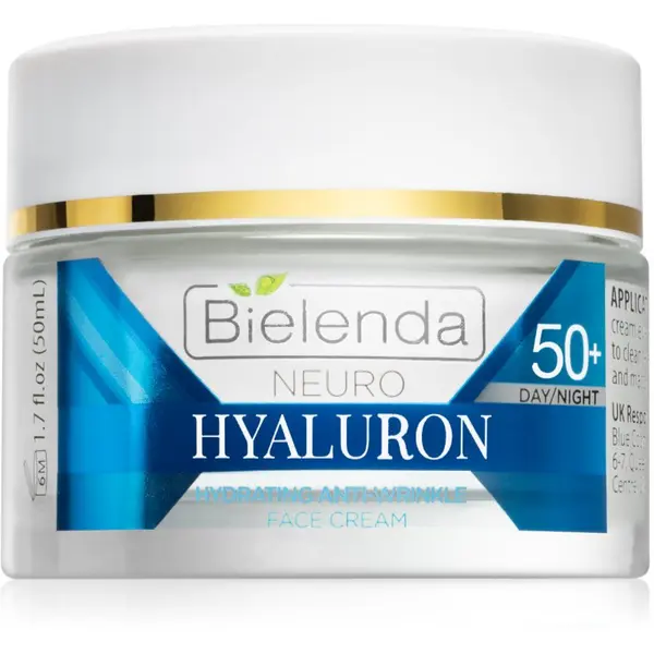 Bielenda Bielenda Neuro Hyaluron vlažilna krema za obraz za dan in noč 50+ 50 ml