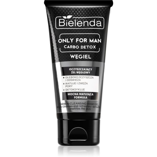 Bielenda Bielenda Only for Men Carbo Detox matirajoči čistilni gel za moške 150 g
