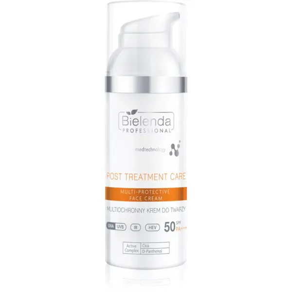 Bielenda Professional Bielenda Professional Post Treatment Care Multi-Protective Face Cream zaščitna krema SPF 50 50 ml