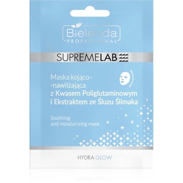 Bielenda Professional Bielenda Professional Supremelab Hydra Glow vlažilna tekstilna maska s polžjim ekstraktom 1 kos