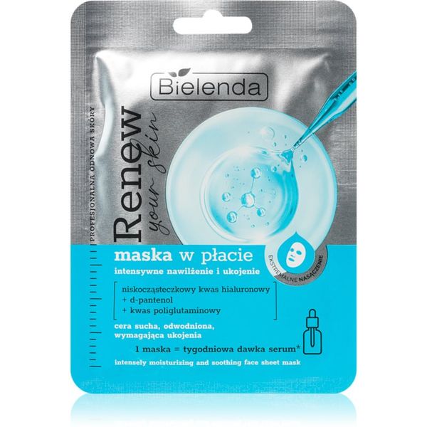 Bielenda Bielenda Renew Your Skin vlažilna tekstilna maska 18 g