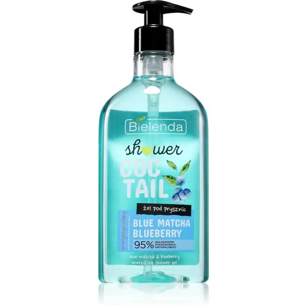Bielenda Bielenda Shower Coctail Blue Matcha + Blueberry poživitveni gel za prhanje z antioksidacijskim učinkom 400 ml