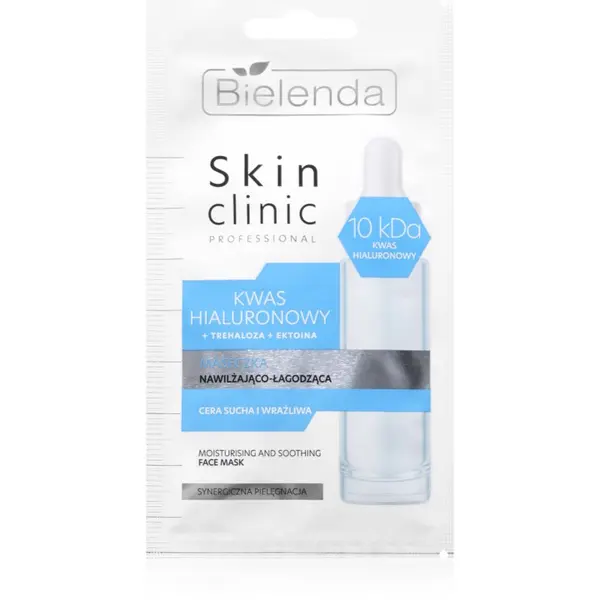 Bielenda Bielenda Skin Clinic Professional Hyaluronic Acid nočna vlažilna maska s pomirjajočim učinkom 8 g