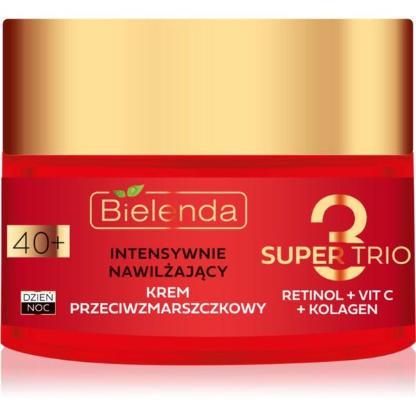 Bielenda Bielenda Super Trio intenzivna vlažilna krema proti gubam 40+ 50 ml