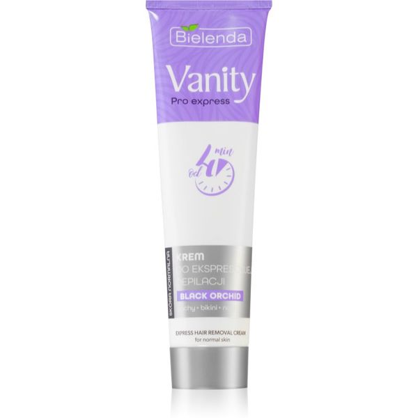 Bielenda Bielenda Vanity Pro Express depilacijska krema za roke, pazduhe in predel bikinija za normalno kožo Black Orchid 75 ml