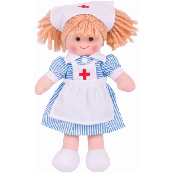 Bigjigs Toys Bigjigs Toys Nurse Nancy punčka