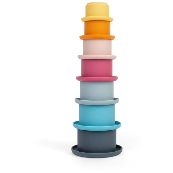 Bigjigs Toys Bigjigs Toys Stacking Cups zložljivi lončki 7 kos