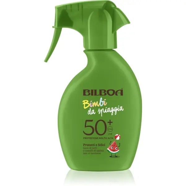 Bilboa Bilboa Bimbi Trigger pršilo za sončenje za otroke SPF 50+ 250 ml
