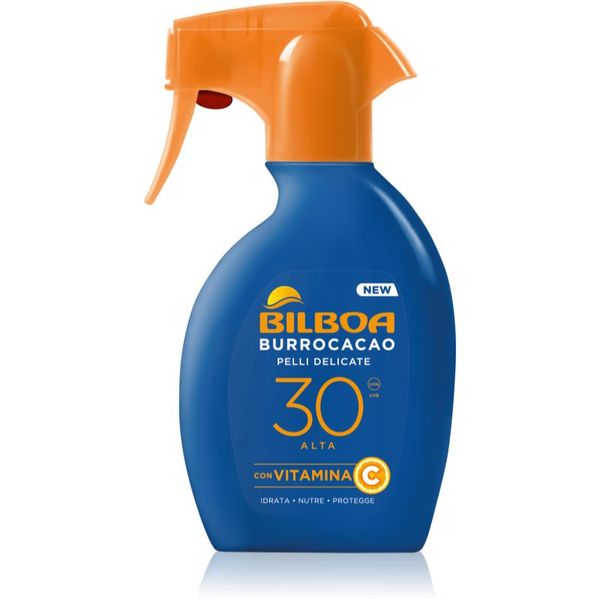 Bilboa Bilboa Burrocacao pršilo za sončenje SPF 30 250 ml