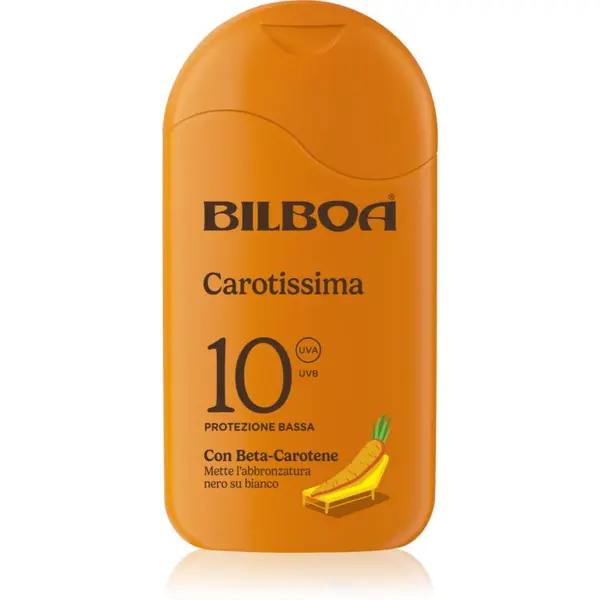 Bilboa Bilboa Carotissima Crema losjon za sončenje z betakarotenom SPF 10 200 ml
