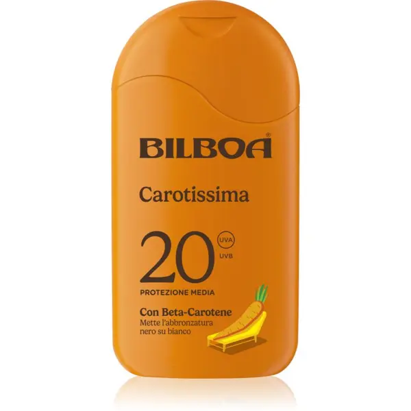 Bilboa Bilboa Carotissima Crema losjon za sončenje z betakarotenom SPF 20 200 ml