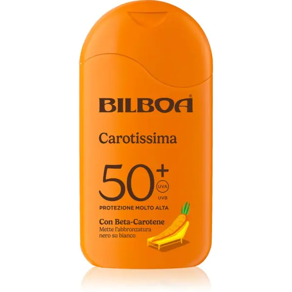 Bilboa Bilboa Carotissima Crema losjon za sončenje z betakarotenom SPF 50+ 200 ml