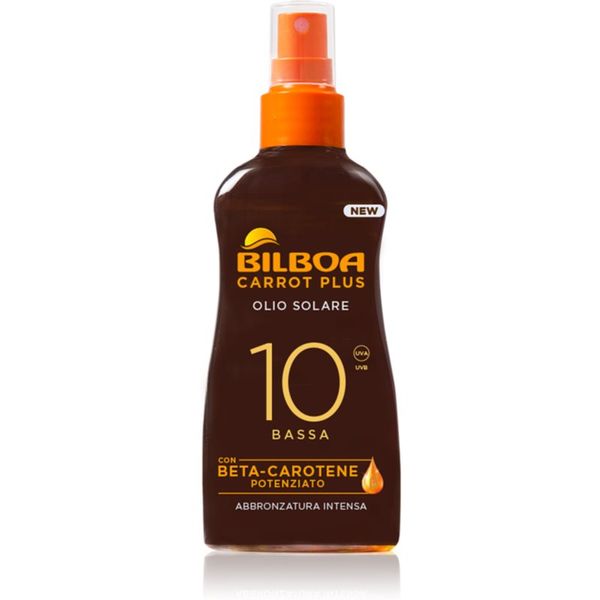 Bilboa Bilboa Carrot Plus olje za sončenje za obraz in telo SPF 10 200 ml