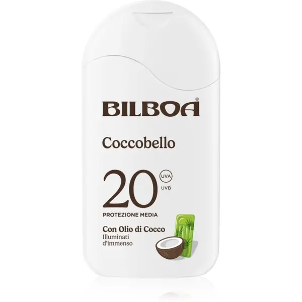 Bilboa Bilboa Coccobello Latte losjon za sončenje s kokosovim oljem SPF 20 200 ml