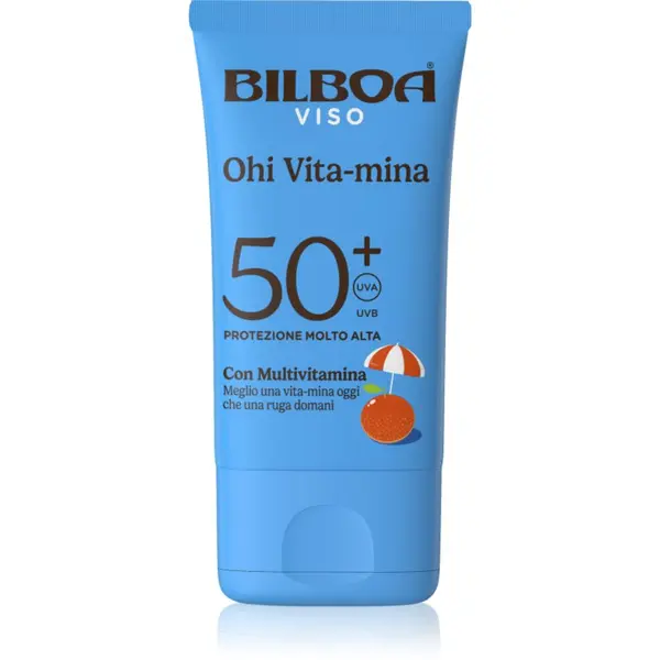 Bilboa Bilboa Ohi Vitamina Viso krema za sončenje z vitamini SPF 50+ 40 ml