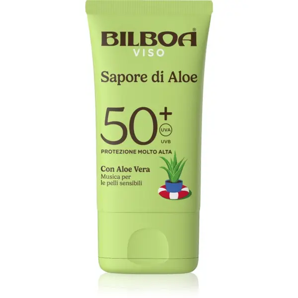 Bilboa Bilboa Sapore di Aloe Viso krema za sončenje z aloe vero SPF 50+ 40 ml
