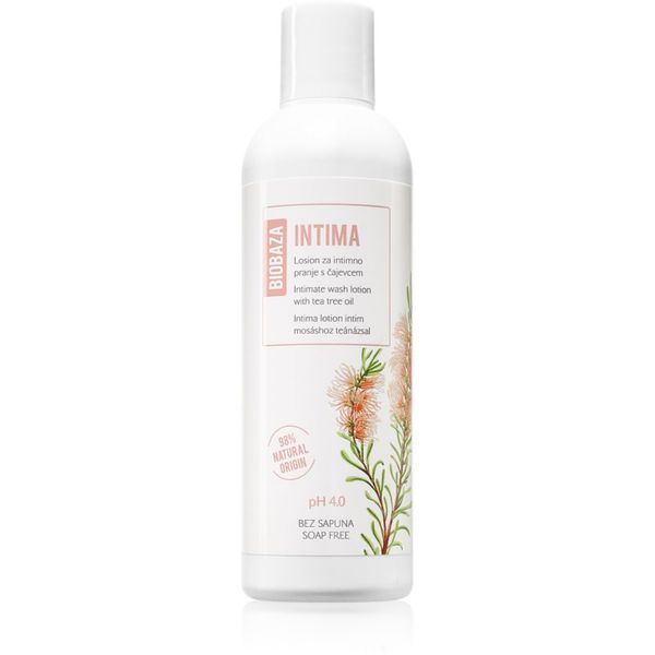 BIOBAZA BIOBAZA Intima losjon za prhanje za intimno higieno s tea tree oljem 200 ml