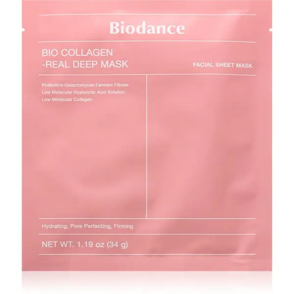 Biodance Biodance Bio-Collagen Real Deep Mask intenzivna hidrogelna maska za hidracijo kože in zmanjšanje por 34 g