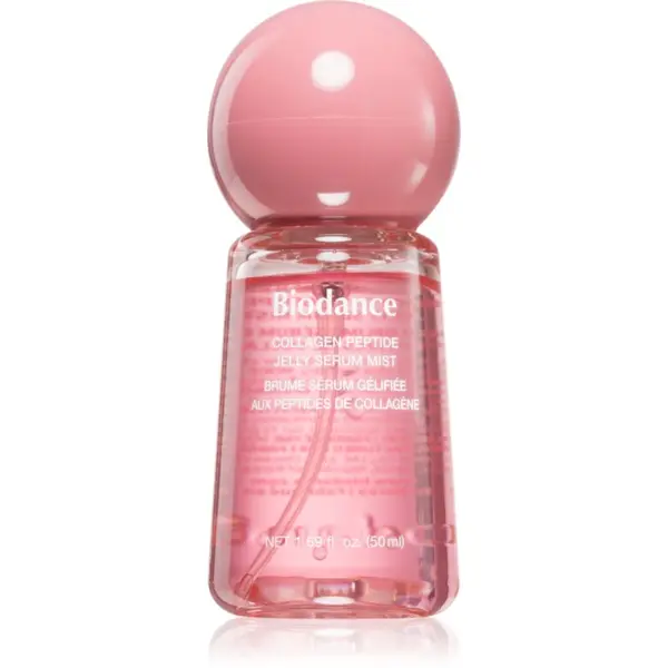 Biodance Biodance Collagen Peptide Jelly Serum Mist esencialna meglica za obraz 50 ml