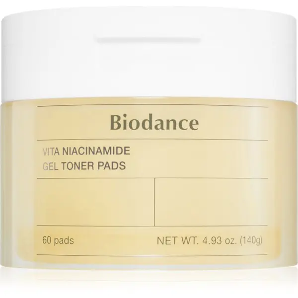 Biodance Biodance Vita Niacinamide tonizirajoče blazinice s posvetlitvenim učinkom 60 kos