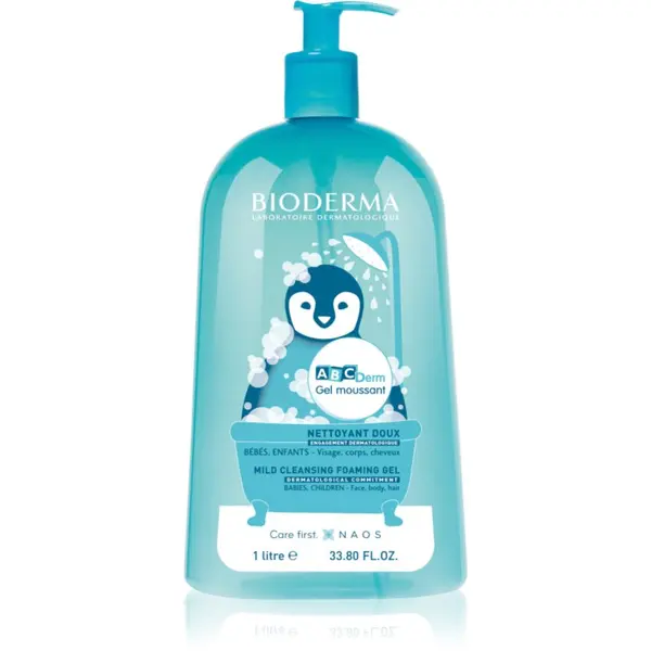 Bioderma Bioderma ABC Derm Mild Cleansing Foaming Gel gel za prhanje za otroke 1000 ml