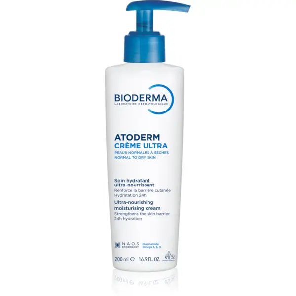 Bioderma Bioderma Atoderm Créme Ultra hranilna krema za telo za normalno do suho občutljivo kožo brez dodanih dišav 200 ml