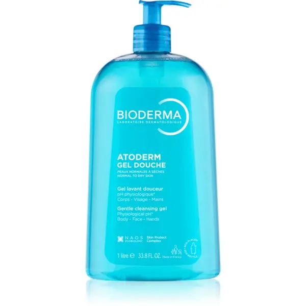 Bioderma Bioderma Atoderm Gel nežni gel za prhanje za suho in občutljivo kožo 1000 ml