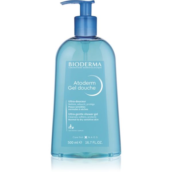 Bioderma Bioderma Atoderm Gel nežni gel za prhanje za suho in občutljivo kožo 500 ml