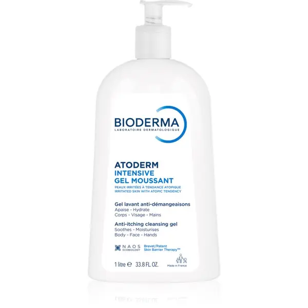 Bioderma Bioderma Atoderm Intensive Gel Moussant hranilni penasti gel za zelo občutljivo suho in atopično kožo 1000 ml
