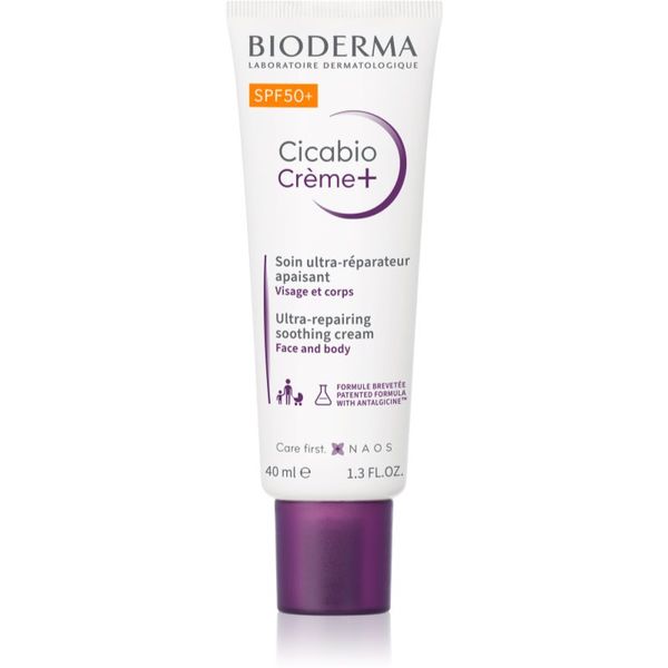 Bioderma Bioderma Cicabio krema za obraz SPF 50+ 40x0 ml