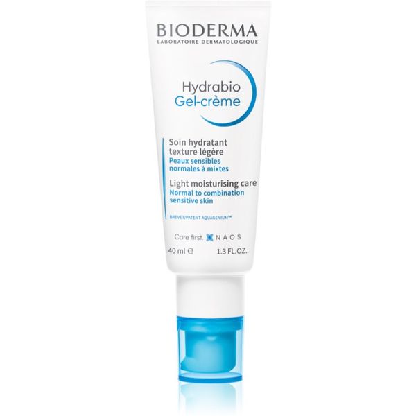 Bioderma Bioderma Hydrabio Gel-Crème lahka vlažilna gel krema za normalno do mešano občutljivo kožo 40 ml