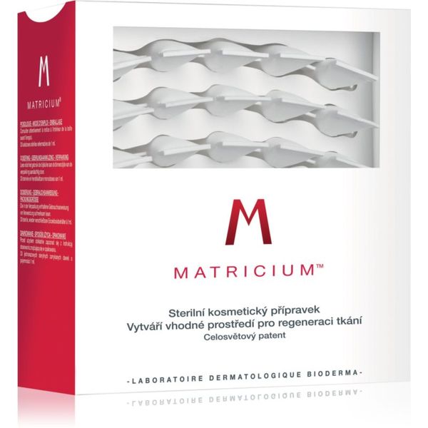 Bioderma Bioderma Matricium lokalna nega za regeneracijo in obnovo kože obraza 30x1 ml