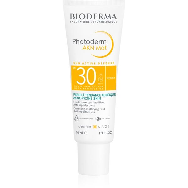 Bioderma Bioderma Photoderm AKN Mat zaščitni fluid SPF 30 40 ml