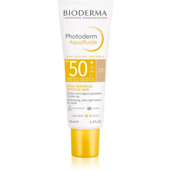 Bioderma Bioderma Photoderm Aquafluid zaščitna krema za obraz SPF 50+ odtenek Claire 40 ml