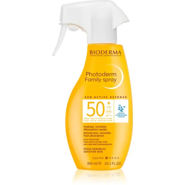 Bioderma Bioderma Photoderm Family Spray SPF50+ pršilo za sončenje SPF 50+ 300 ml