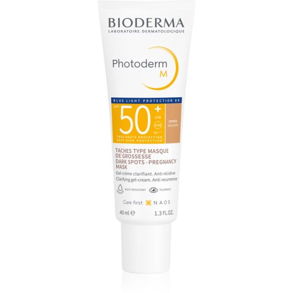 Bioderma Bioderma Photoderm M zaščitna tonirana krema proti pigmentnim madežem SPF 50+ odtenek Golden 40 ml