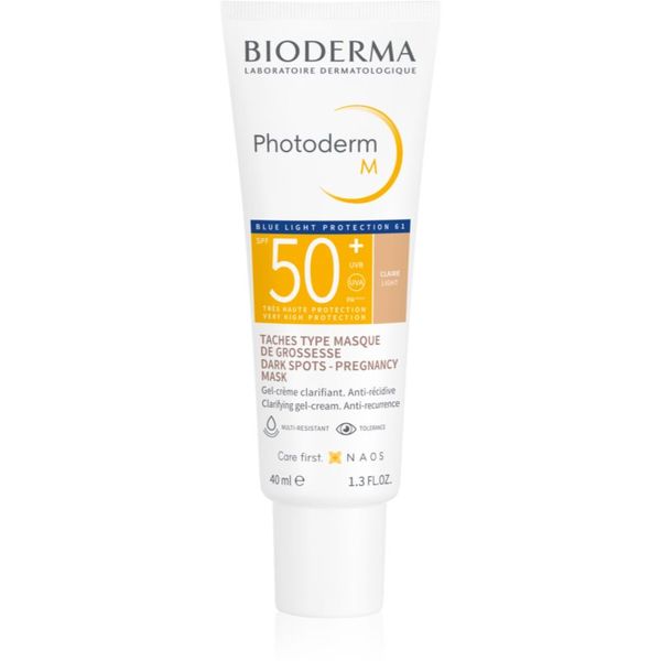 Bioderma Bioderma Photoderm M zaščitna tonirana krema proti pigmentnim madežem SPF 50+ odtenek Light 40 ml