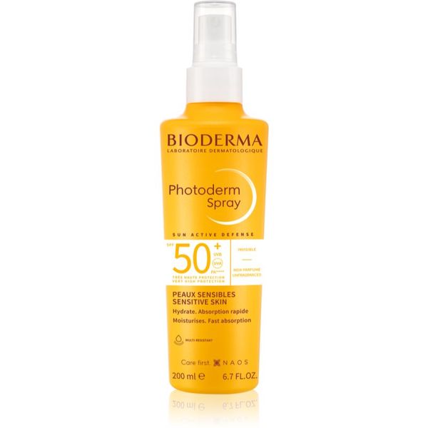 Bioderma Bioderma Photoderm Sprej SPF 50+ zaščitni losjon za sončenje v pršilu SPF 50+ 200 ml