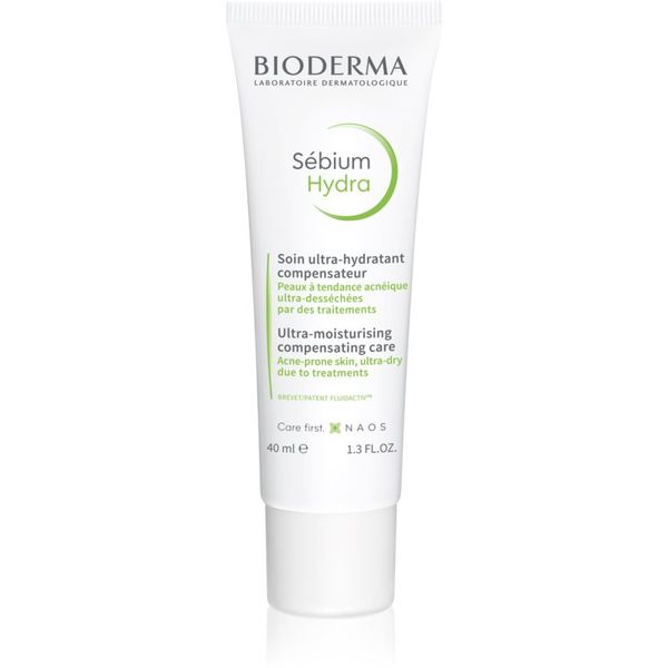Bioderma Bioderma Sébium Hydra vlažilna krema za izsušeno in razdraženo kožo zaradi zdravljenja aken 40 ml