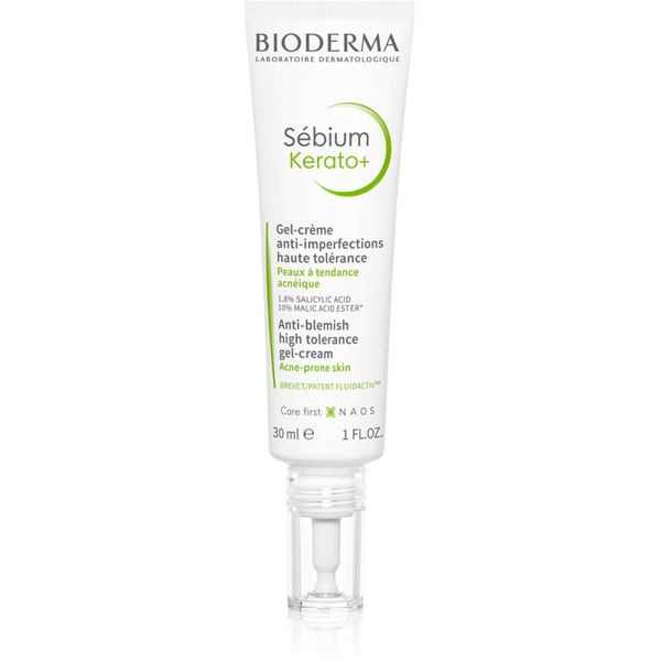 Bioderma Bioderma Sébium Kerato+ gel krema proti nepravilnostim na aknasti koži 30 ml