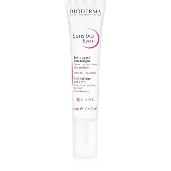 Bioderma Bioderma Sensibio Eye+ gelasta krema za predel okoli oči proti znakom utrujenosti 15 ml